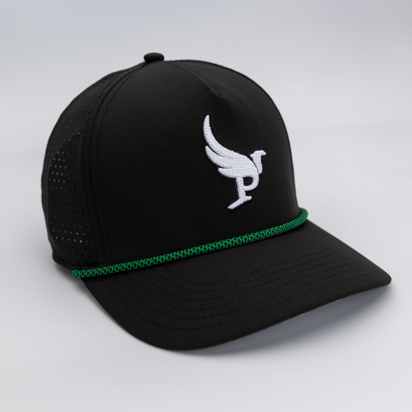 Black w/ Green/Black Rope