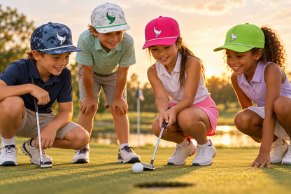 Kids putting together in ParBird Weebill hats